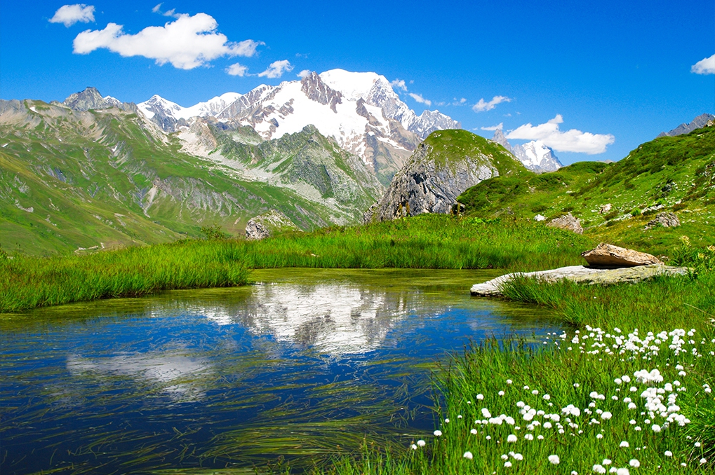 Lac et Mont-Blanc 